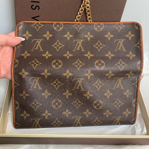 ❌SOLD❌2000 authentic Louis Vuitton Twin Pochette GM with box and free chain - Picture 15 of 17